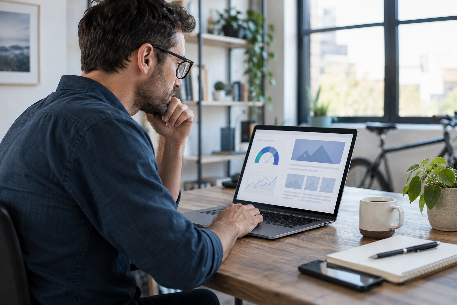 Core Web Vitals for WordPress SEO — Featured Image Web performance specialist reviewing website metrics on a laptop